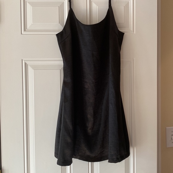 URBAN OUTFITTERS silence and noise black slip dress - Picture 1 of 6